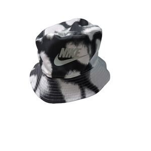 NWT Nike M/L Youth Unisex Reversible Bucket Hat Medium/Large Black/White